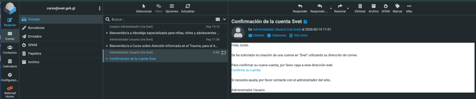 Paso 4: Validación por correo